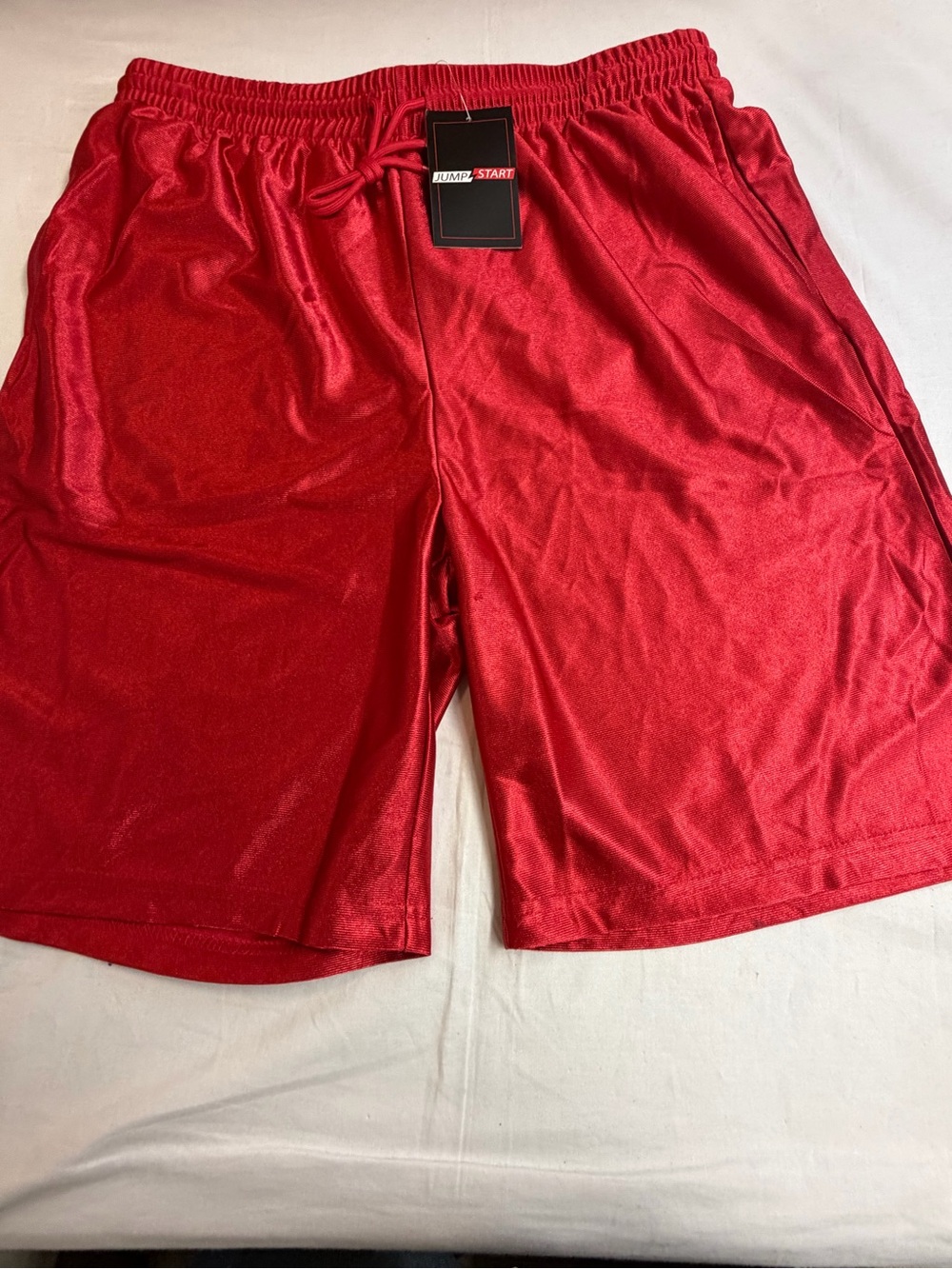 Men's Red Athletic Shorts